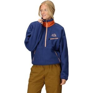 Marmot Women's Blue and Orange Teddy Jacket
